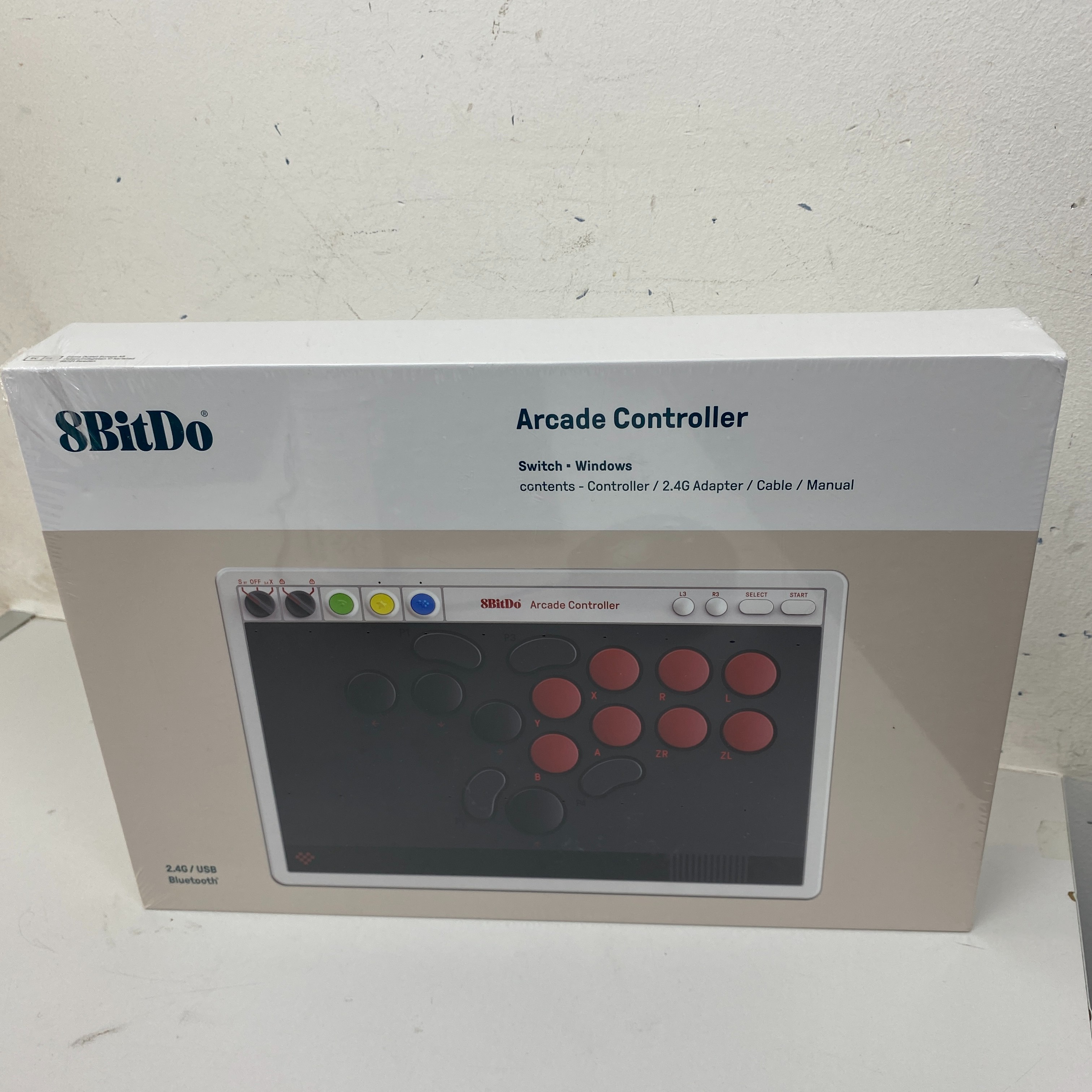 8BitDo All-Button Arcade Controller for Switch & PC - Controller New ...